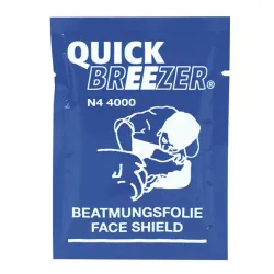 Quick-Breezer ECO beademingsfolie in aluminium blisterverpakking, zonder mondstuk